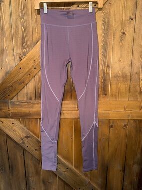 Gymshark Purple Lavendar Seam-Detail Leggings